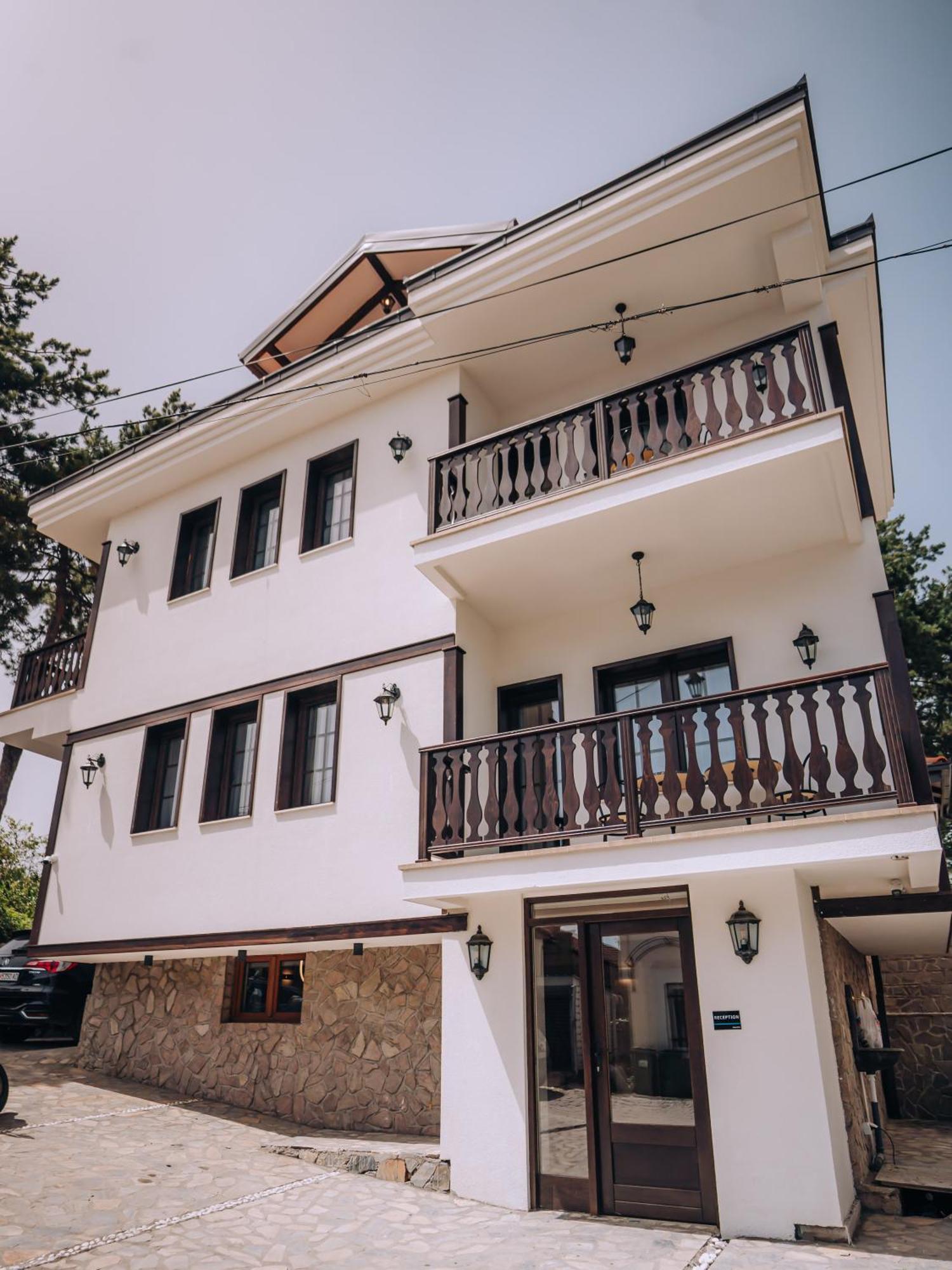 Villa Pupin Gorna Porta โอครีด ภายนอก รูปภาพ