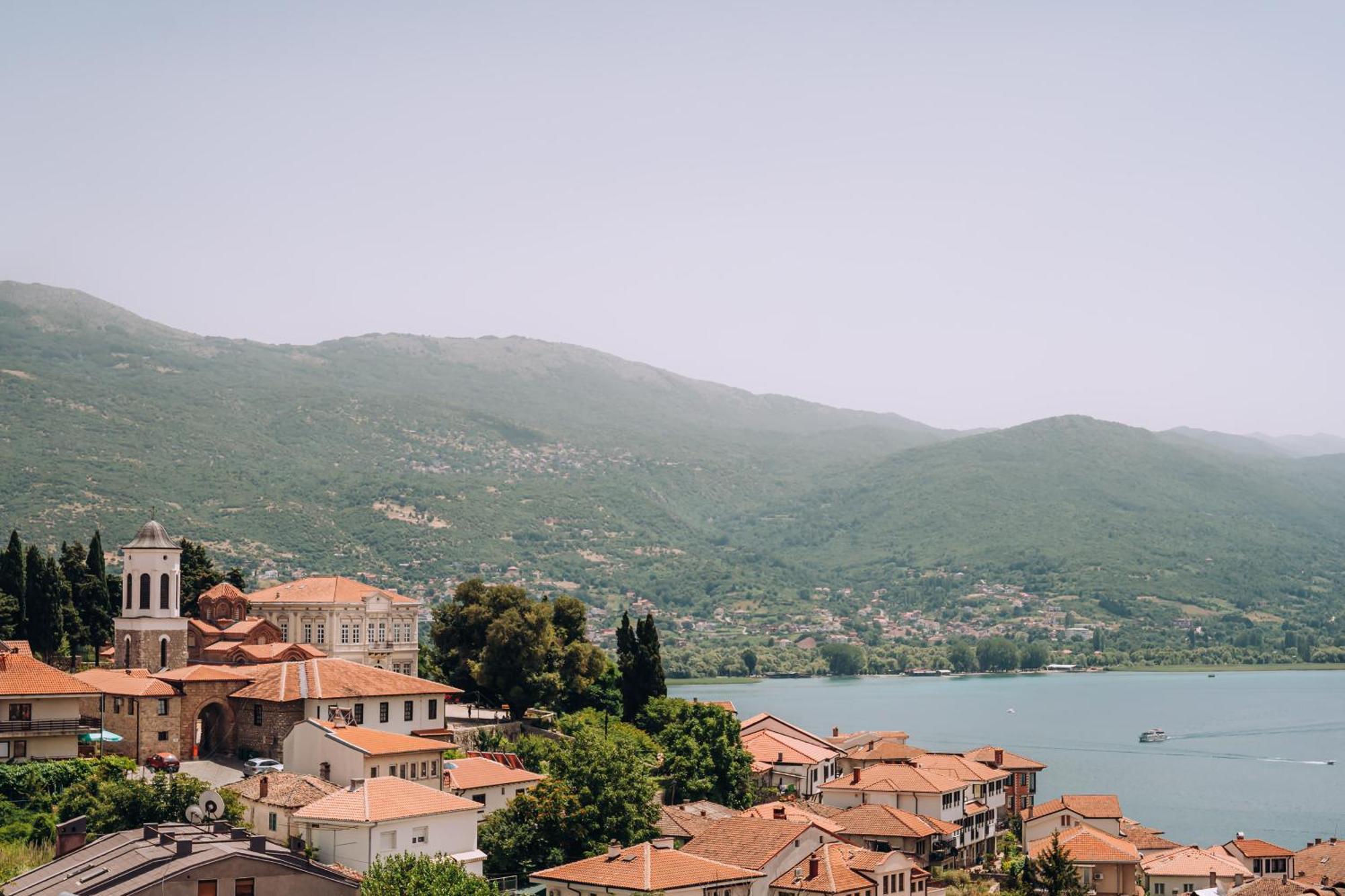 Villa Pupin Gorna Porta โอครีด ภายนอก รูปภาพ
