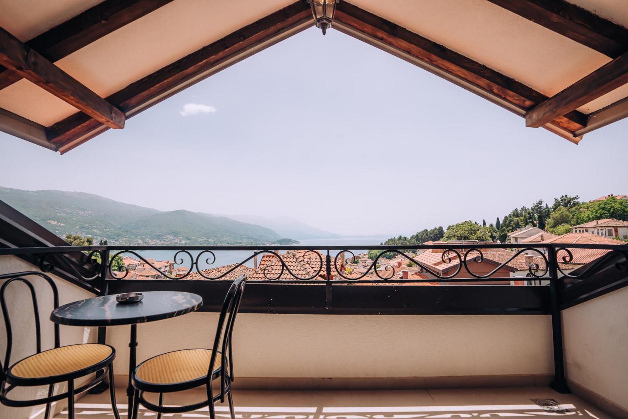 Villa Pupin Gorna Porta โอครีด ภายนอก รูปภาพ