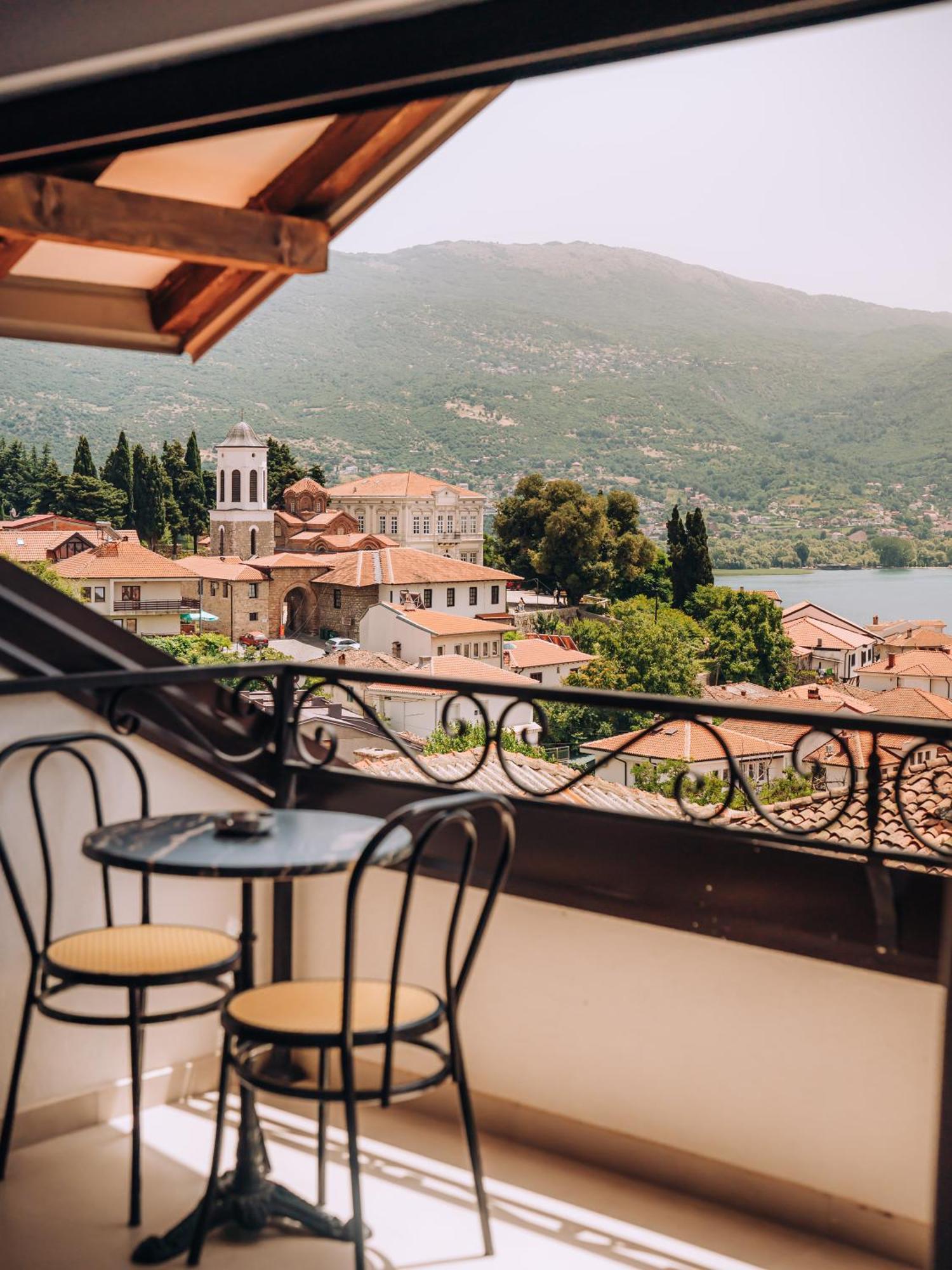 Villa Pupin Gorna Porta โอครีด ภายนอก รูปภาพ